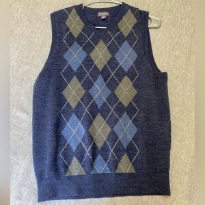 Van Heusen Blue and Gray Sweater Vest